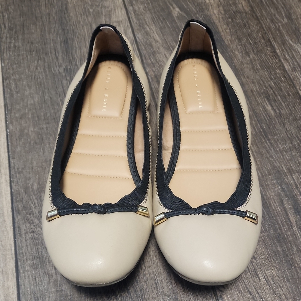 Kelly & Katie Ballet Flats, Size 9.5, Tan